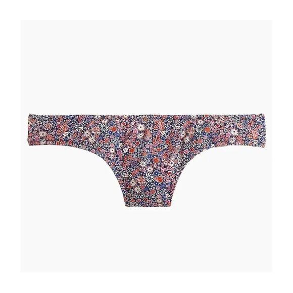 J. Crew Surf Hipster Bikini Bottom in Liberty Multi Floral - Picture 1 of 9